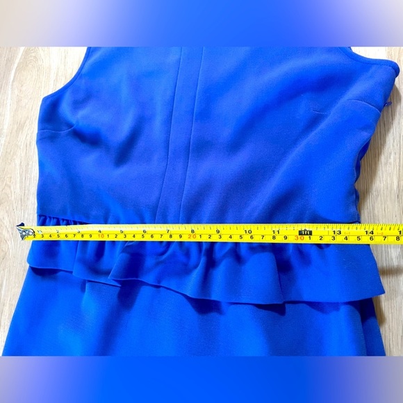 Maison Scotch & Soda “Another Day in Paradise” Blue Peplum Dress. Size 1(S) - Picture 8 of 10